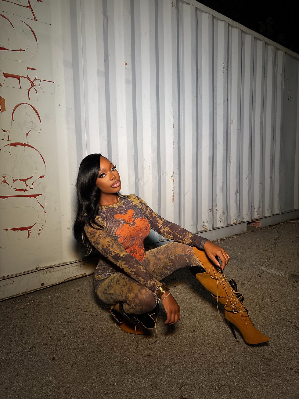 Thumbnail: Molten Mesh Jumpsuit 