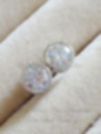 1 Crt Forever One Bezel Earring