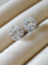 3 Crt Forever One Solitaire Earring