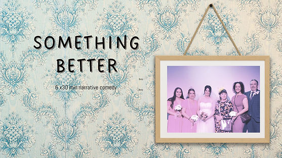 A wedding picture hung on wall with no groom