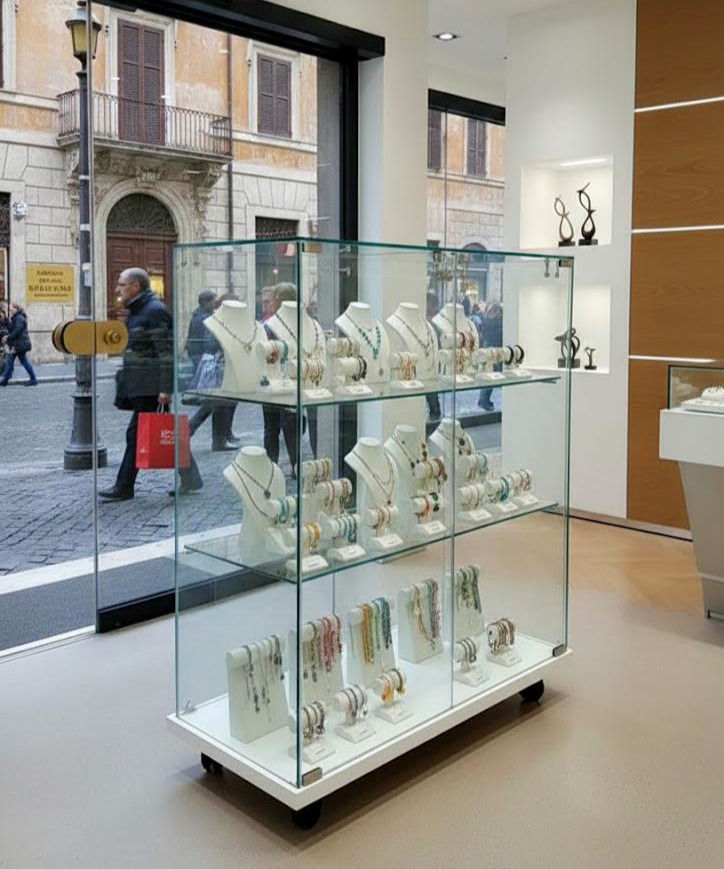 Miniatura: A2 banco con Serrature (77 x Pr 40 x H 94 cm)