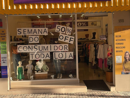 SEMANA DO CONSUMIDOR EM SÃO BERNARDO: BRECHÓ “NOVO DI NOVO” COM 50% OFF