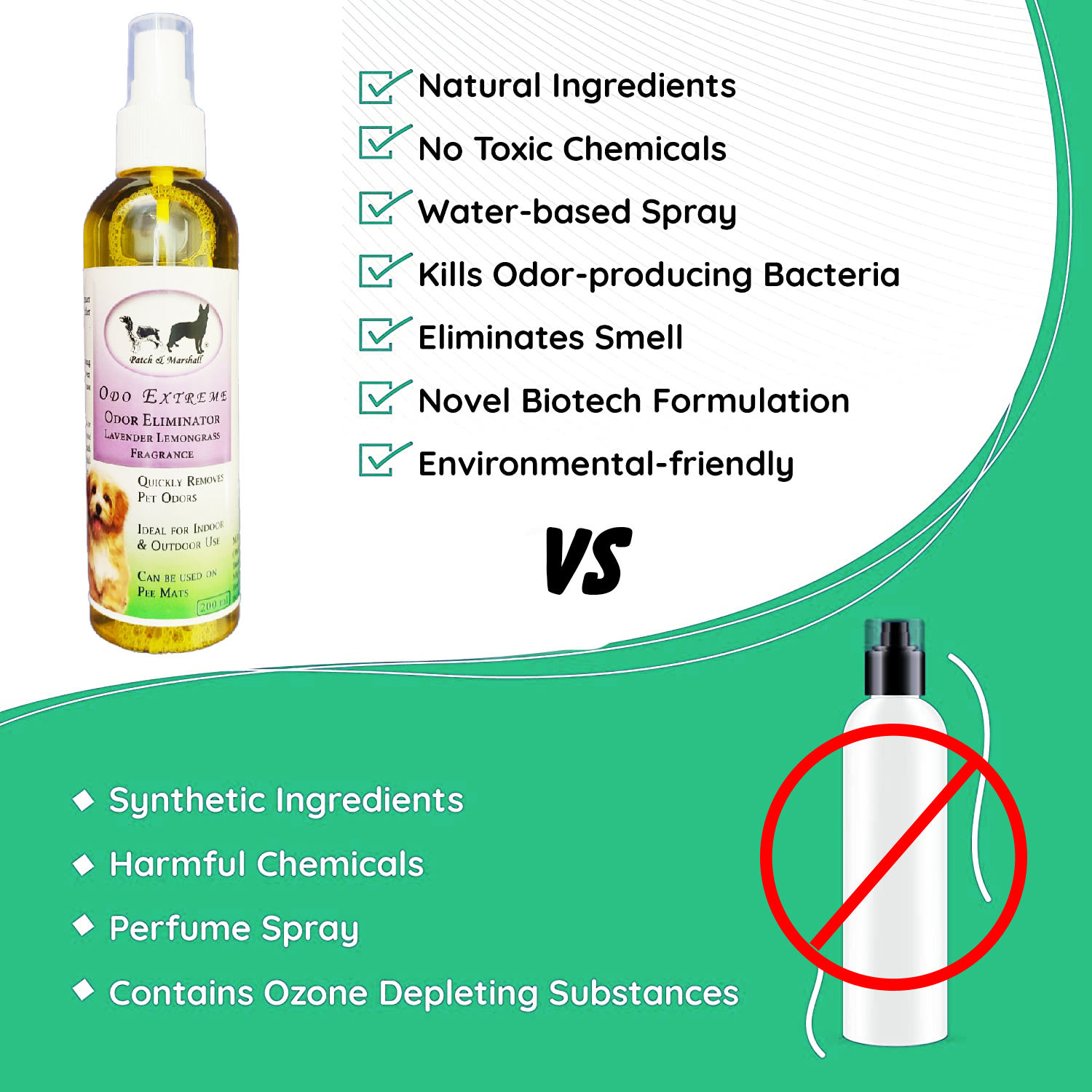 Dog & Cat Odor Control Spray