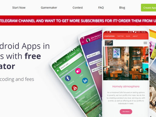 AppsGeyser - Create Mobile App Without Coding