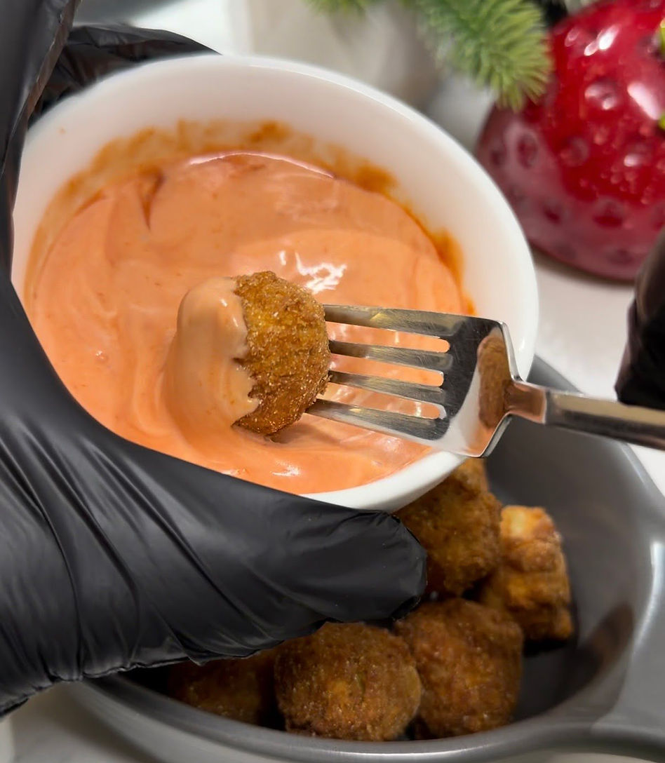 crispy fried olives appetizer with crunchy coating