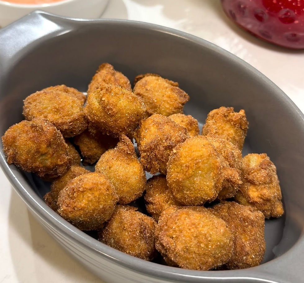 crispy fried olives appetizer with crunchy coating