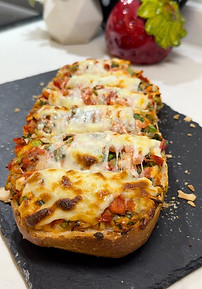 baked bread pizza