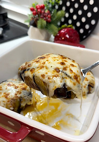 Baked Eggplant with Ground Beef