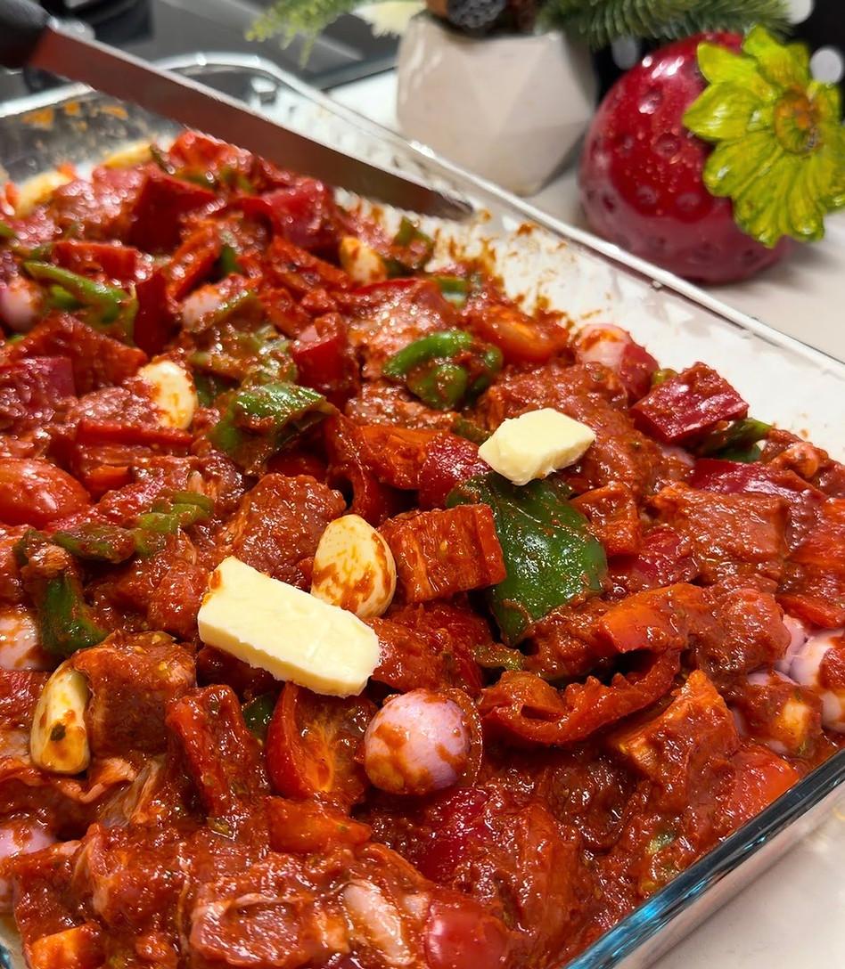 turkish belen tava oven baked beef dish
