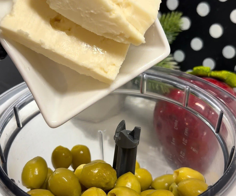 mediterranean olive spread with feta cheese