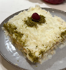 pistachio gullac with kadayif