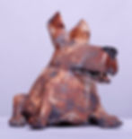 DOG = Sculpture by Ruth Wilson
