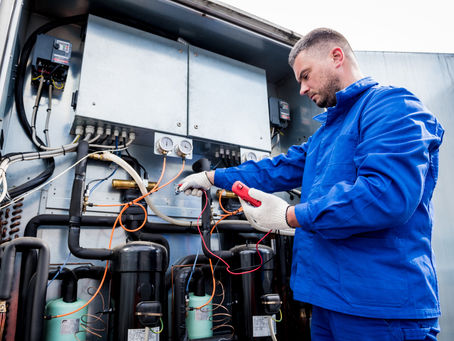 Resistance test of temperature sensors in the cooling supply section of the ventilation unit
