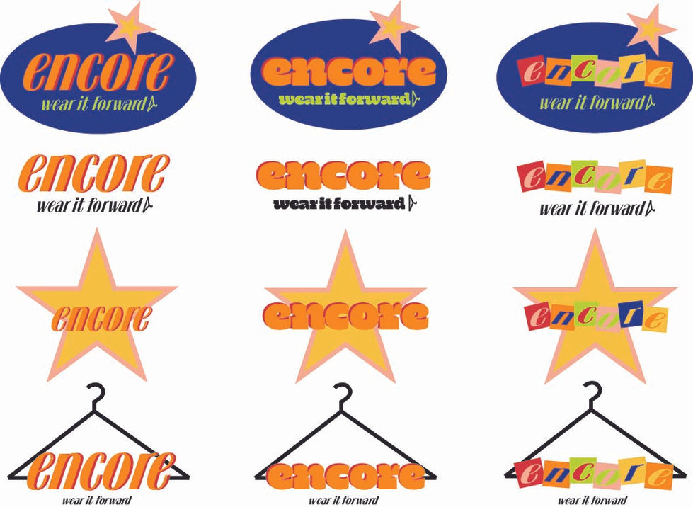 Encore Logo Iterations