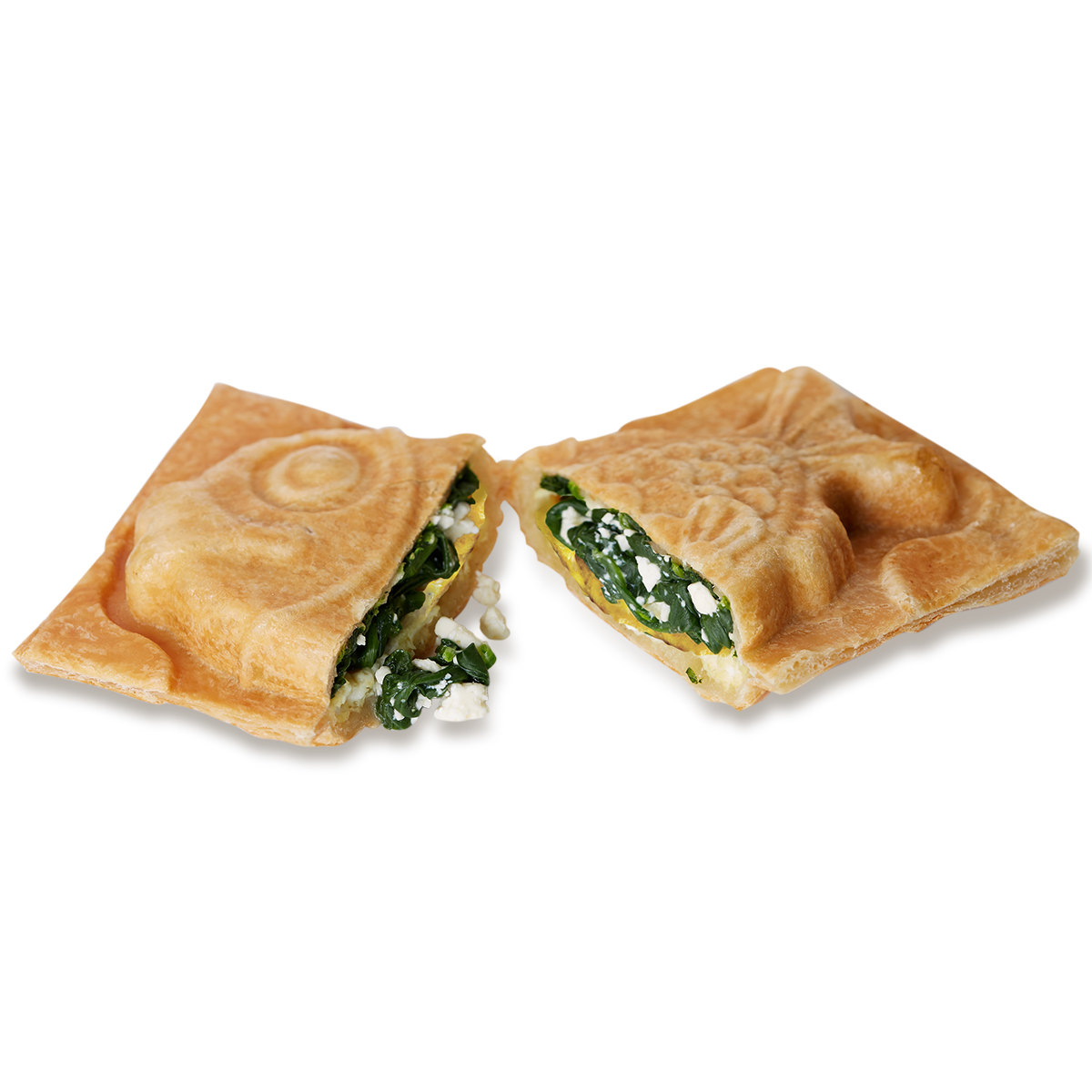 Spinach, Feta & Egg Cro-Tai