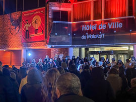 Marche blanche en hommage à Inès