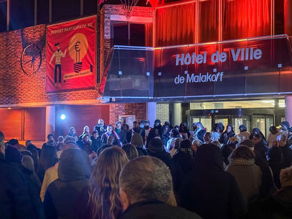 Marche blanche en hommage à Inès