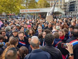 Rassemblement pour la paix à République