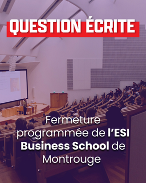 Fermeture programmée de l'ESI Business School de Montrouge