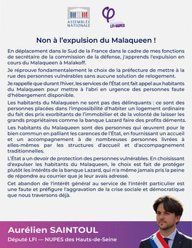 ⚠️ Non à l'expulsion du Malaqueen de Malakoff !