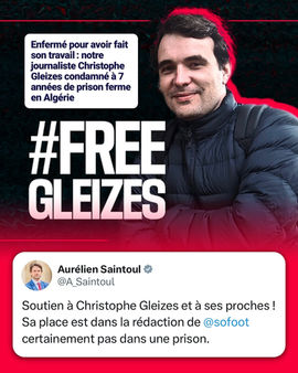 Soutien au journaliste Christophe Gleizes