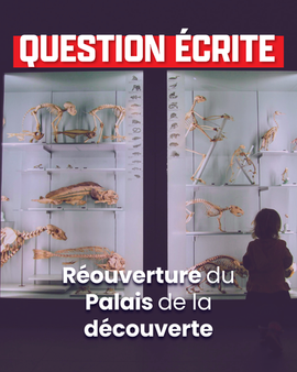Réouverture du Palais de la découverte