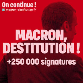 A vos cotés hier sur le marché de Malakoff pour faire signer la pétition de destitution de Macron