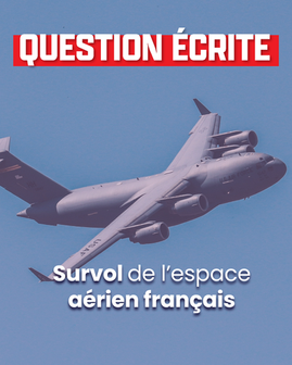 Survol de l'espace aérien français