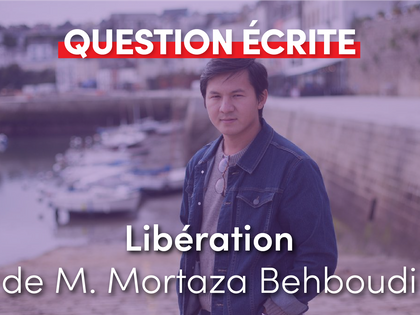 Libération de M. Mortaza Behboudi