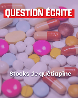 Stocks de quétiapine