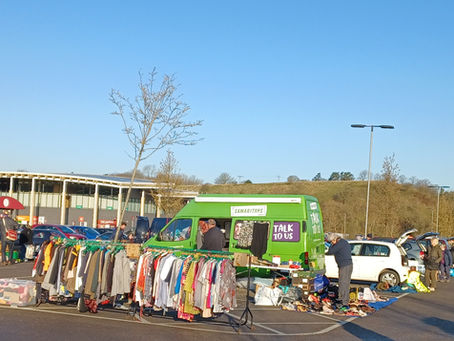 What a beautiful day for a car boot sale - 20th March 2022 - we are here every Sunday!