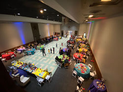 birds eye view of venue