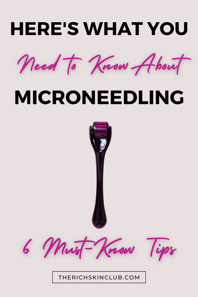 How To Safely Use A Derma Roller The Rich Skin Club