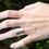 Thumbnail: model wearing silver wraparound ring