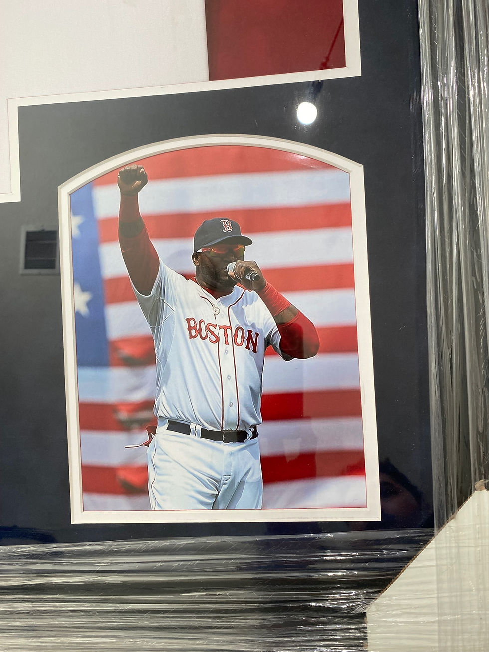Thumbnail: Framed David Ortiz Jersey