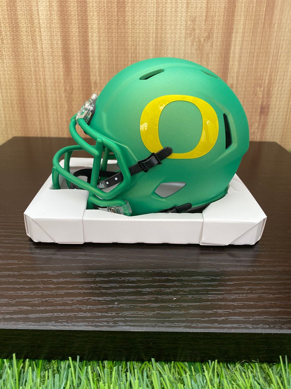 Thumbnail: Mini Helmet Oregon Ducks Bo Nix Football Sports Memorabilia Autograph