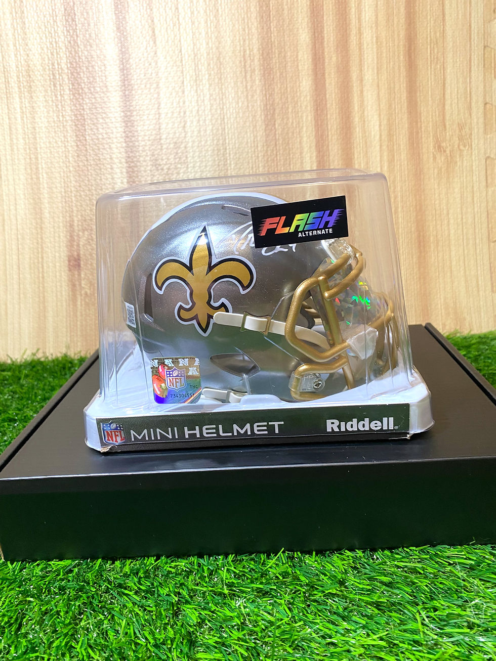 Drew Brees Saints Mini Helmet
