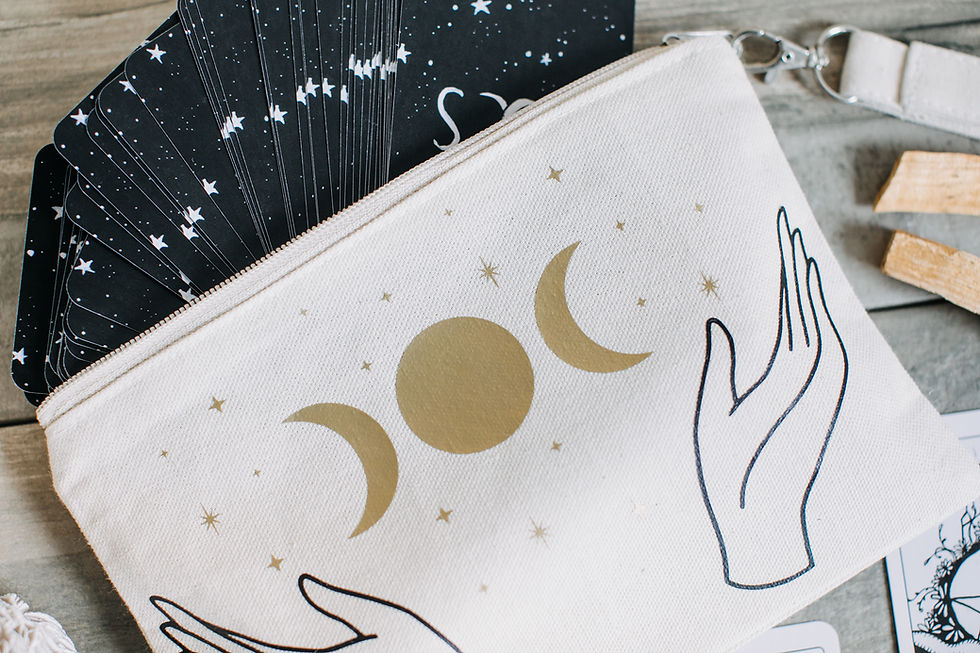 Thumbnail: Moon Phase Zipper Pouch Bag