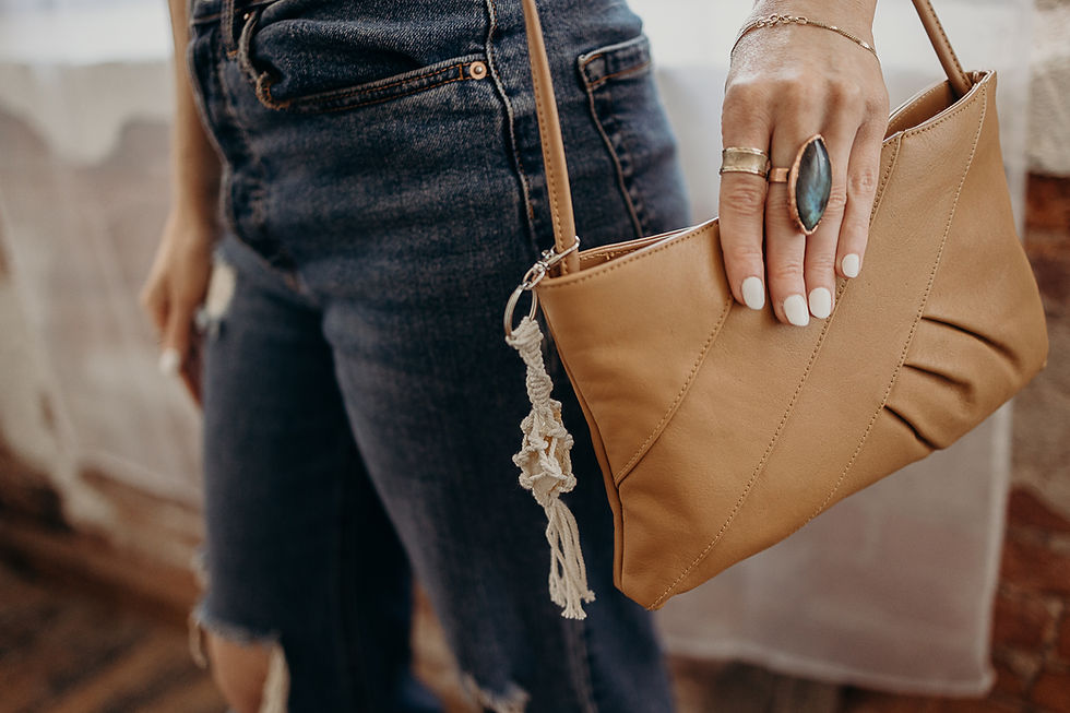 Thumbnail: Macrame Crystal Keychain