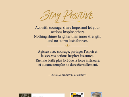 STAY POSITIVE