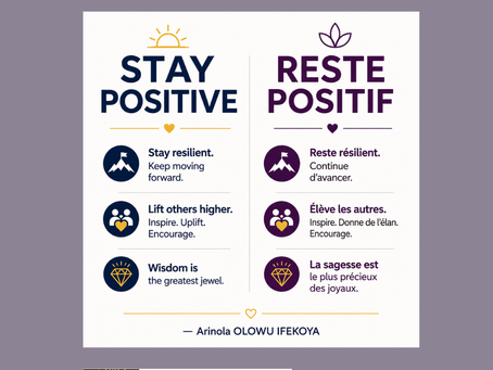 STAY POSITIVE