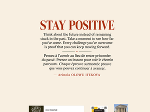 STAY POSITIVE