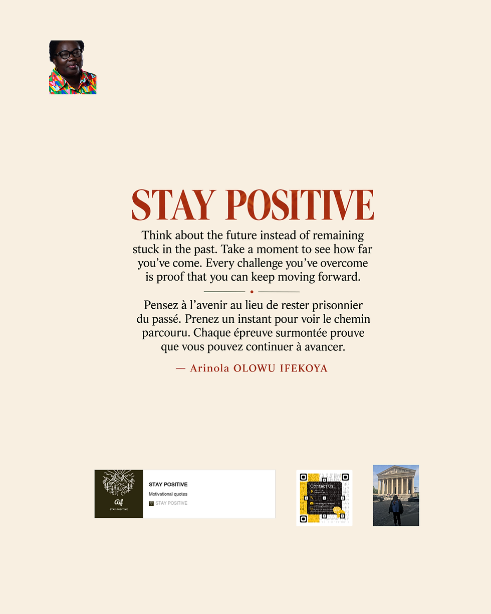 STAY POSITIVE