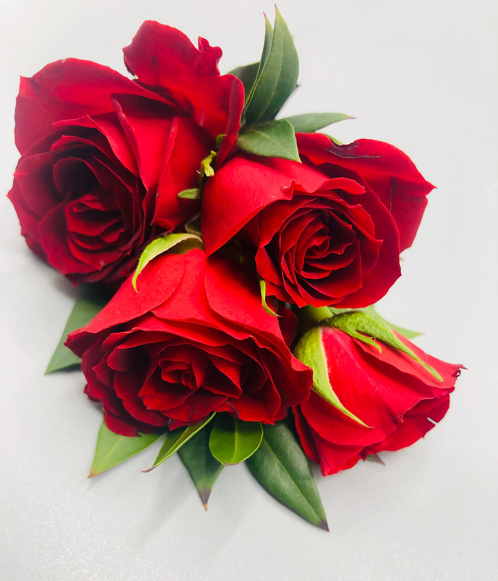 Thumbnail: Classic Red Spray Rose Boutonniere