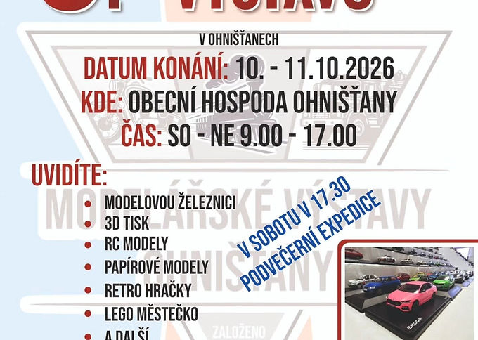5. Modelářskou výstavu Ohništany