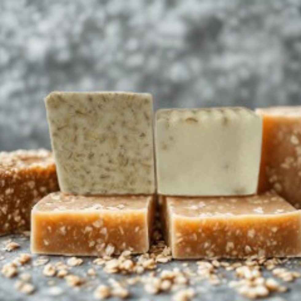Fragrance free oatmeal Castile soap for sensitive skin