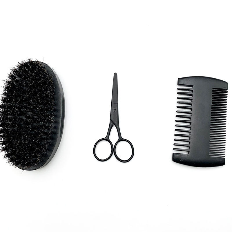 Thumbnail: Rungardvik beard grooming set with PU leather travel case