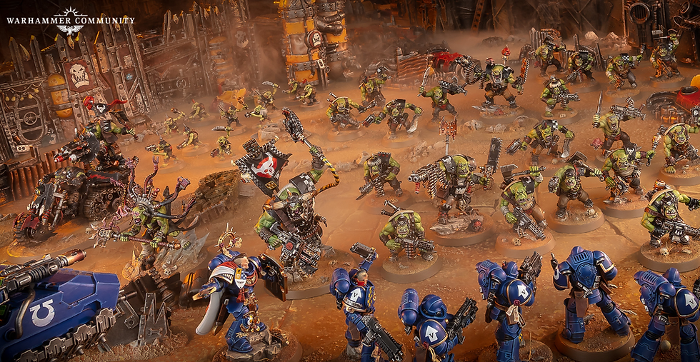 Orks vs Space Marines