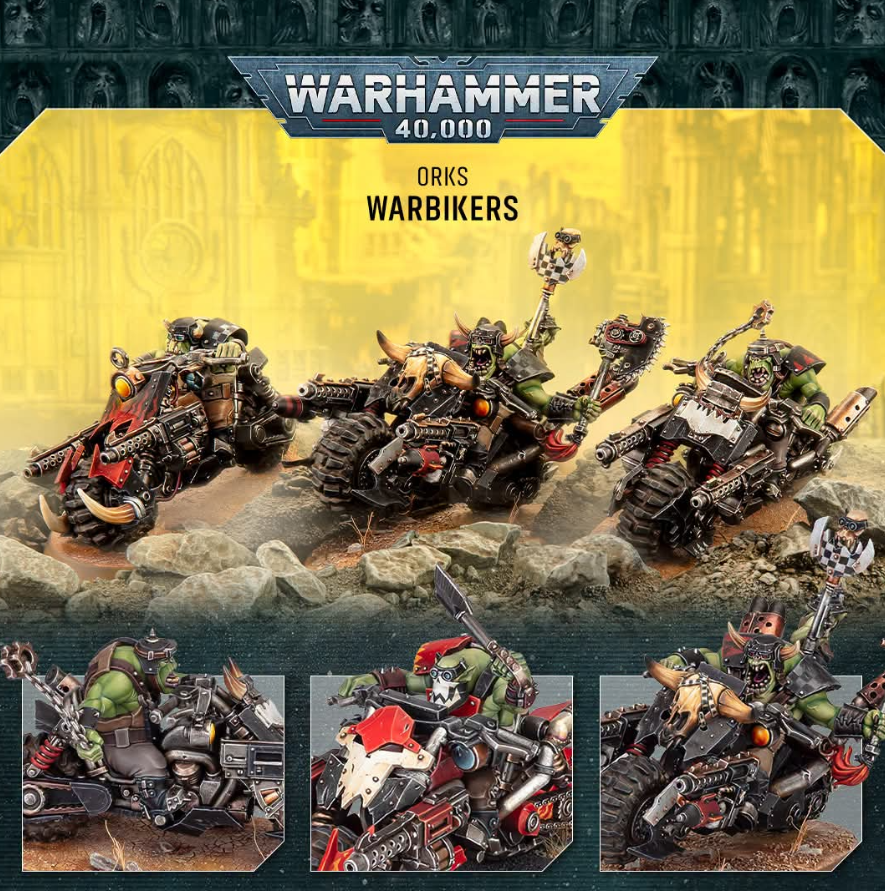 ork warbikes 11va edición 
