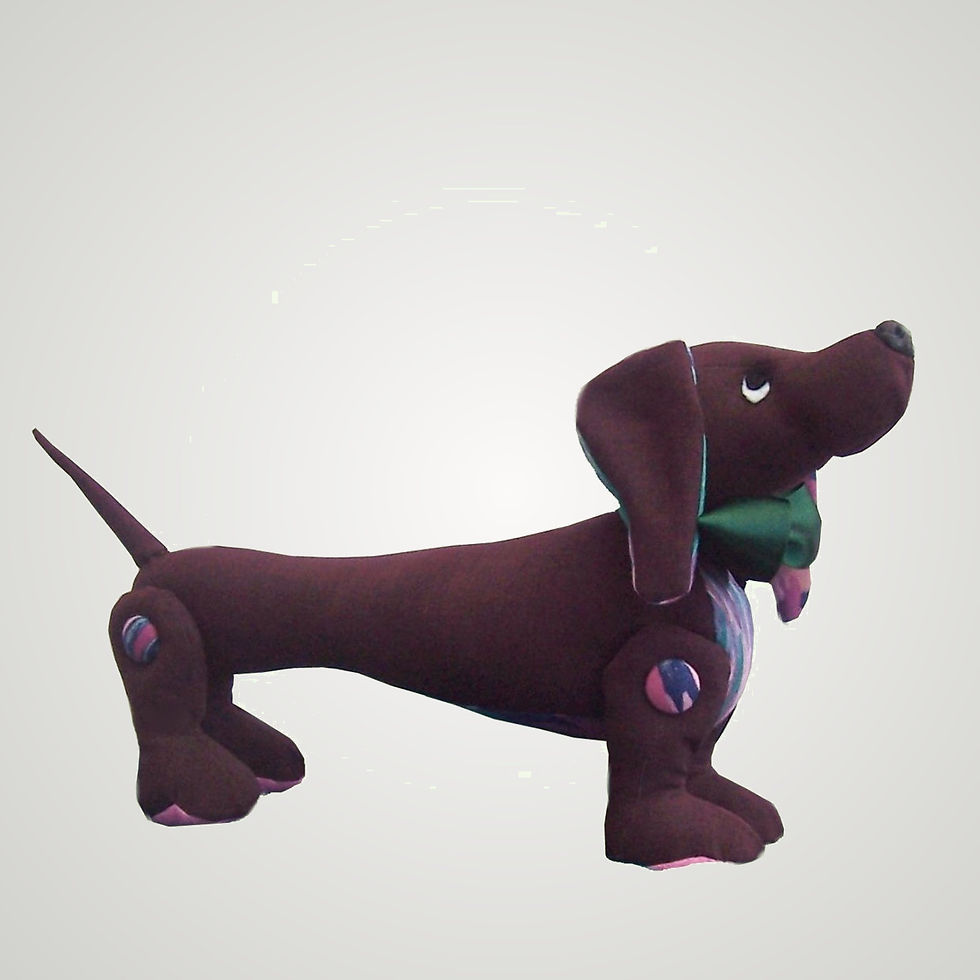 Thumbnail: Barkley dachshund sewing pattern